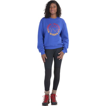 Marmot Retro Mountain Boxy Crew Sweatshirt - Women's - Clothing