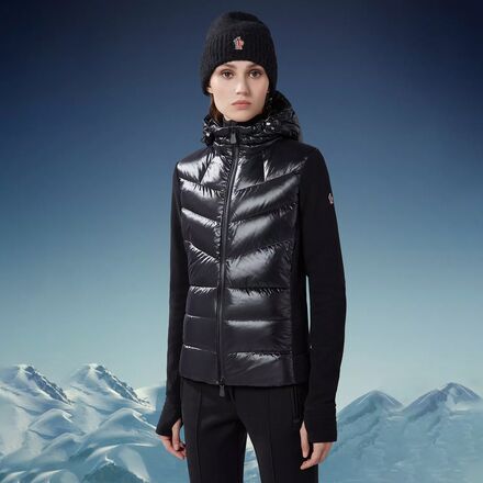 Moncler Grenoble Padded Fleece Hooded Jacket Women s Clothing