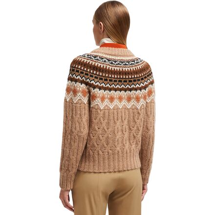 Moncler Grenoble Wool Mohair Alpaca Crew Neck Sweater - Women's