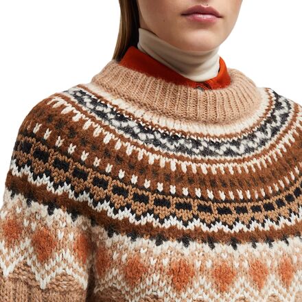 Moncler Grenoble Wool Mohair Alpaca Crew Neck Sweater - Women's