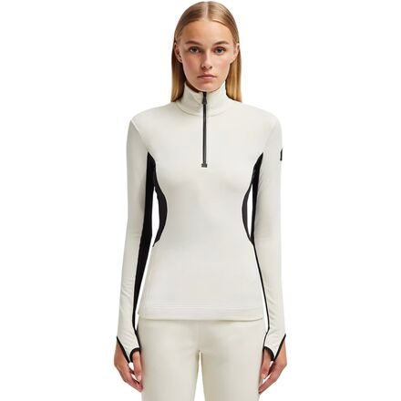 Moncler Grenoble Half-Zip Turtleneck Baselayer Top - Women's