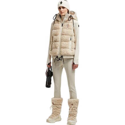 Moncler Grenoble Insulated Teddy Fleece Full-Zip Vest