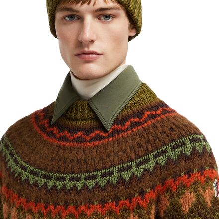 Moncler Grenoble Wool Alpaca Crew Neck Sweater - Men's - Clothing