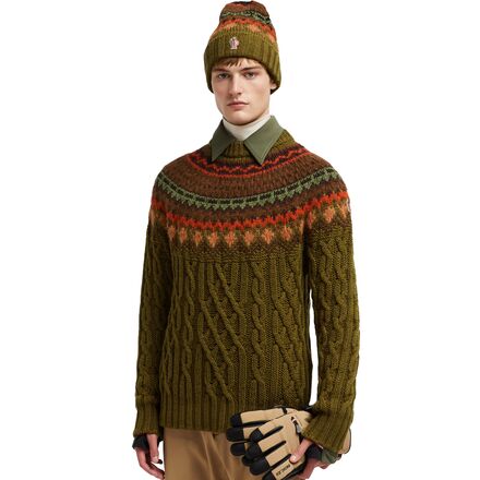 Moncler Grenoble Wool Alpaca Crew Neck Sweater - Men's - Clothing