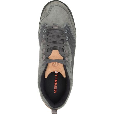 Merrell Burnt Rock Travel Suede Black Suede Mesh Mens 10.5 Low Top Hiking Shoes Men main image 3