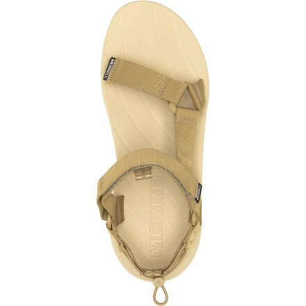 Mens Merrell Speed Fusion Web Sport Sandal Coyote/Khaki Hook & Loop J006185 Sz 9 Mens Merrell Speed Fusion Web Sport Sandal Coyote/Khaki Hook  main image 2