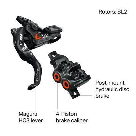 Magura USA MT7 HC 45th Anniversary Disc Brake - Bike