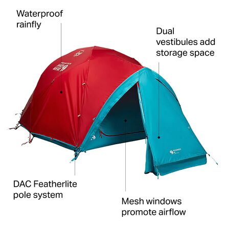 Mountain Hardwear Trango 4 Tent 4 Person 4 Season Hike Camp