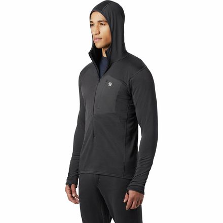Mountain Hardwear Type 2 Fun 3 4 Zip Hooded Jacket Men s Clothing
