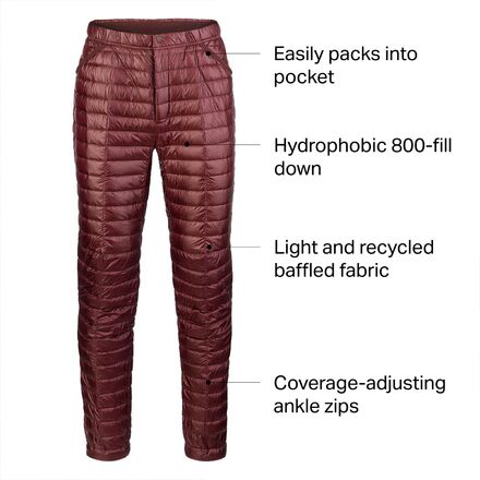 mountain hardware down pants