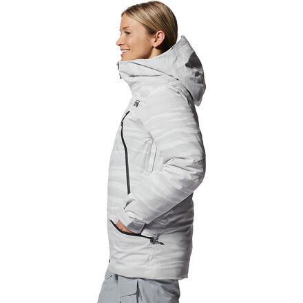 MOUNTAIN HARD WEAR WOMEN スノージャケット　M　ホワイト MOUNTAIN HARD WEAR WOMEN スノージャケット M ホワイト