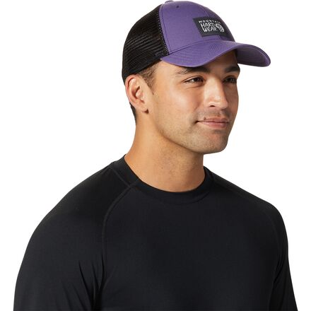 MOUNTAIN HARDWEAR｜ (Recycled Trucker Hat (2110441-425)) Mountain Hardwear MHW Logo Trucker Hat - Accessories