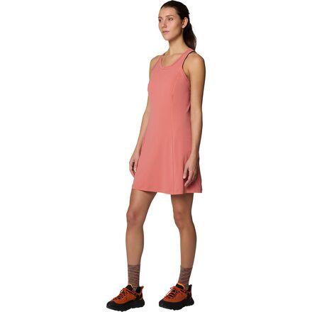 mountain hardwear womens stretch dress Fleurs L knit stretch fabric construction delivers comfort for hot weather days that wont restrict movement Mountain Hardwear Railay Stretch Dress