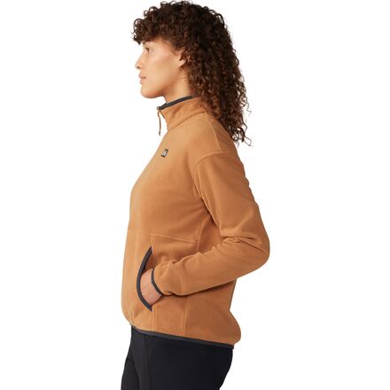 Mountain Hardwear Women's Novelty Microchill Hoody, Black, Large At Women's Coats Shop