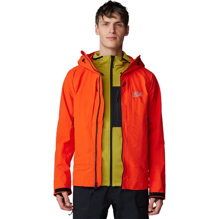 PEAK EXT51107H フルオレセントウォーターレッド Mountain Hardwear Chockstone Alpine Hooded Jacket - Men's - Clothing