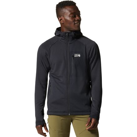 Mountain Hardwear Polartec Power Grid Full-Zip Hoodie - Men's