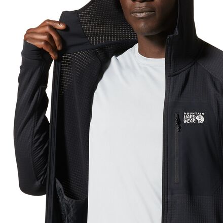 Mountain Hardwear Polartec Power Grid Full-Zip Hoodie - Men's