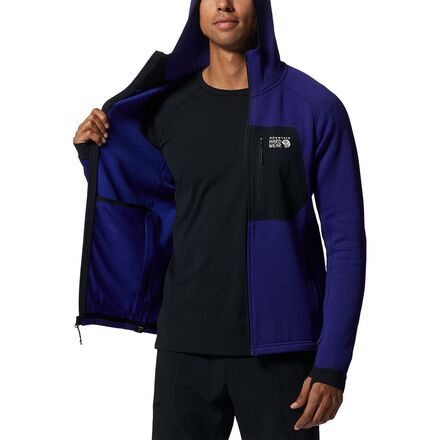 Mountain Hardwear Polartec Power Grid Full-Zip Hoodie - Men's