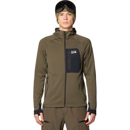 Mountain Hardwear Polartec Power Grid Full-Zip Hoodie