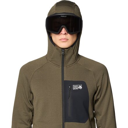Mountain Hardwear Polartec Power Grid Full-Zip Hoodie - Men's