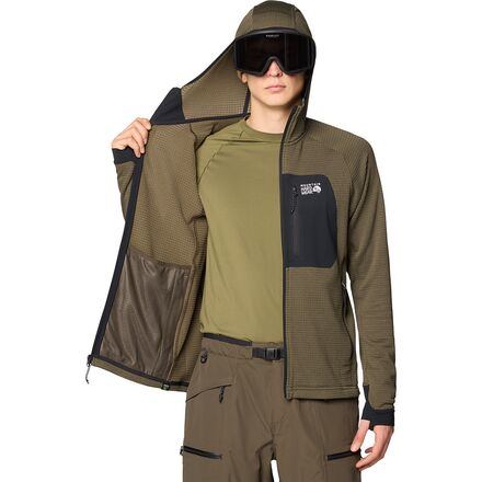 Mountain Hardwear Polartec Power Grid Full-Zip Hoodie
