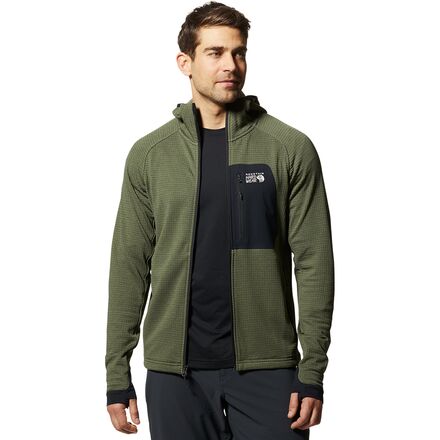 Mountain Hardwear Polartec Power Grid Full-Zip Hoodie