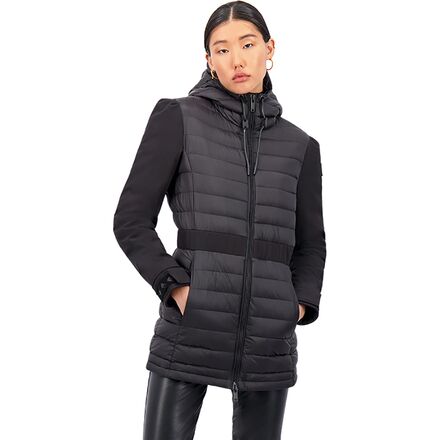 Calvin klein performance hot sale colorblocked hooded down jacket