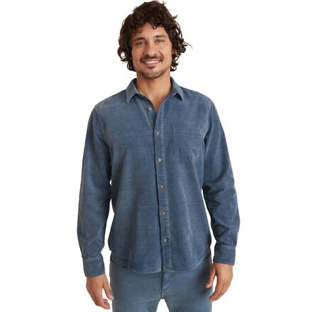 Marine Layer Classic Fit Long-Sleeve Lightweight Cord Shirt