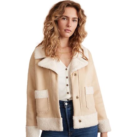 tan sherpa jacket