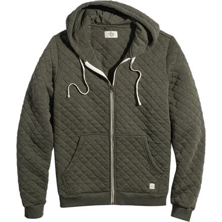 Quilted zip up hoodie best sale