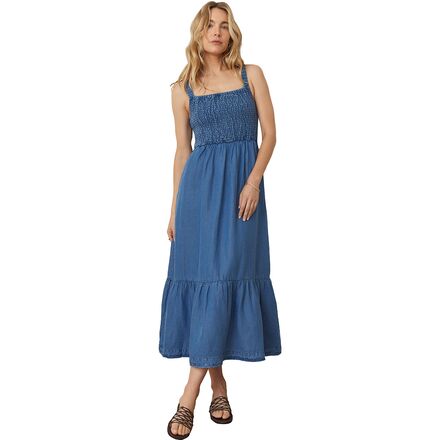 marine layer denim dress Daisy Denim Mini Dress Medium Wash / S