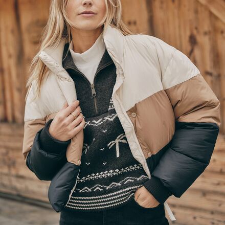 Marine Layer Gia Crop Puffer Jacket - Women's - Clothing