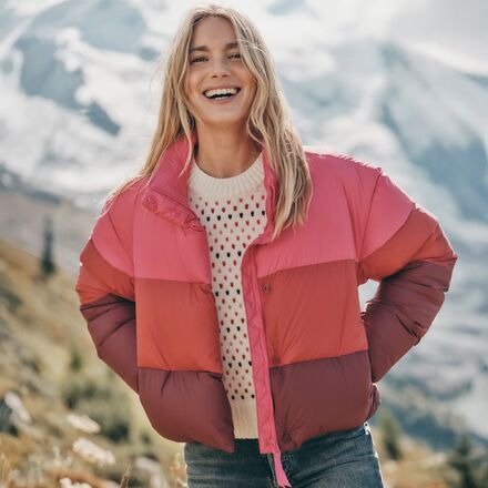 Marine Layer Gia Crop Puffer Jacket - Women's - Clothing