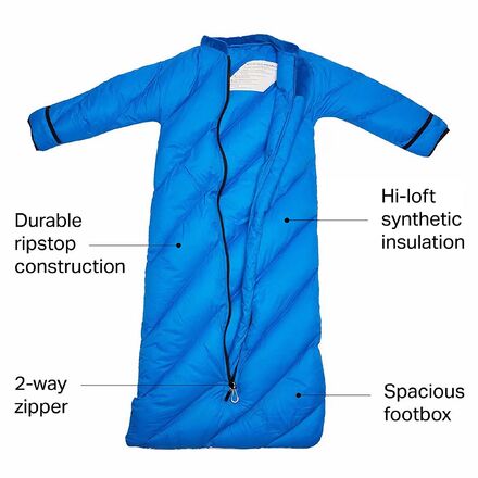 Morrison Outdoors Big Mo 40 Sleeping Bag: 40F Synthetic - Kids