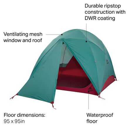 ハビチュード4 MSR HABITUDE 4 テント MSR Habitude 4 Tent: 4-Person 3-Season - Hike & Camp