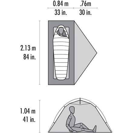 MSR Access 1 Tent: 1-Person 4-Season - Hike & Camp