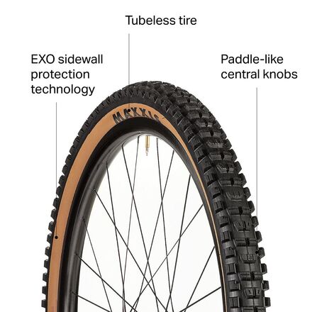 Maxxis Minion DHR II Wide Trail Dual Compound EXO/TR 29in Tire - Bike