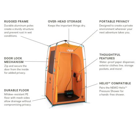 NEMO Equipment Inc. Heliopolis Privacy Shelter - Hike & Camp