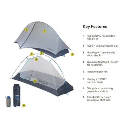 NEMO Equipment Inc. Hornet Elite OSMO Tent: 1-Person 3 NEMO Equipment Inc. Hornet Elite OSMO Tent: 1-Person 3
