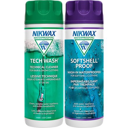 Nikwax Tech Wash + TX Direct Wash-in Waterproofer Package - 300ml 