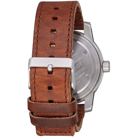 Nixon patriot leather clearance watch