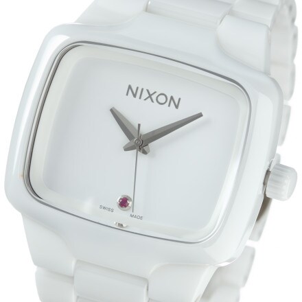 Nixon ceramic player swiss automatic black sales