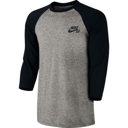 nike sb 3 4 sleeve t shirt