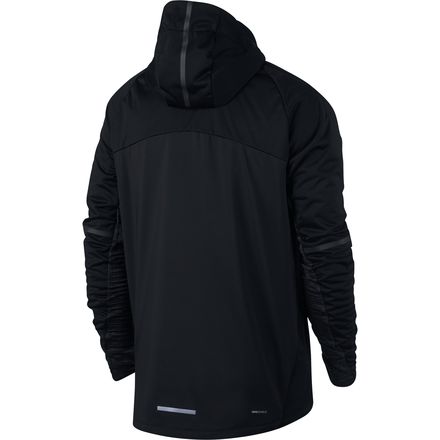 【激レア】NIKE SHIELD Running Jacket Nike Shield Flash Hooded Black Rain Running Jacket Womens