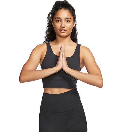 women's nike yoga luxe cropped tank