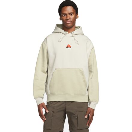 nike fleece overhead hoodie beige