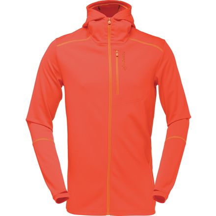 Norrona Trollveggen Warm Wool1 Full-Zip Hoodie - Men's - Clothing