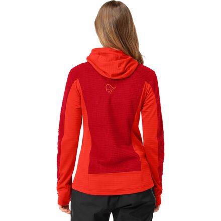 Norrona Falketind Alpha120 Zip Hooded Jacket - Women's - Clothing
