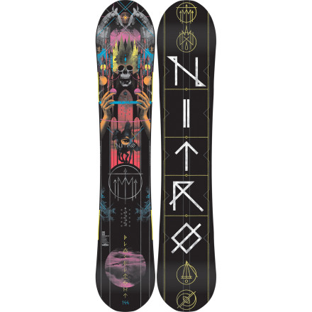 Nitro Blacklight Gullwing Snowboard - Snowboard Nitro Blacklight Gullwing Snowboard - Snowboard