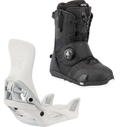 nitro monarch tls snowboard boot and performance come together in the Nitro Monarch Step On TLSa womens Nitro Monarch Tls Black Women's